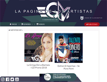 Tablet Screenshot of elgobiernomusical.com